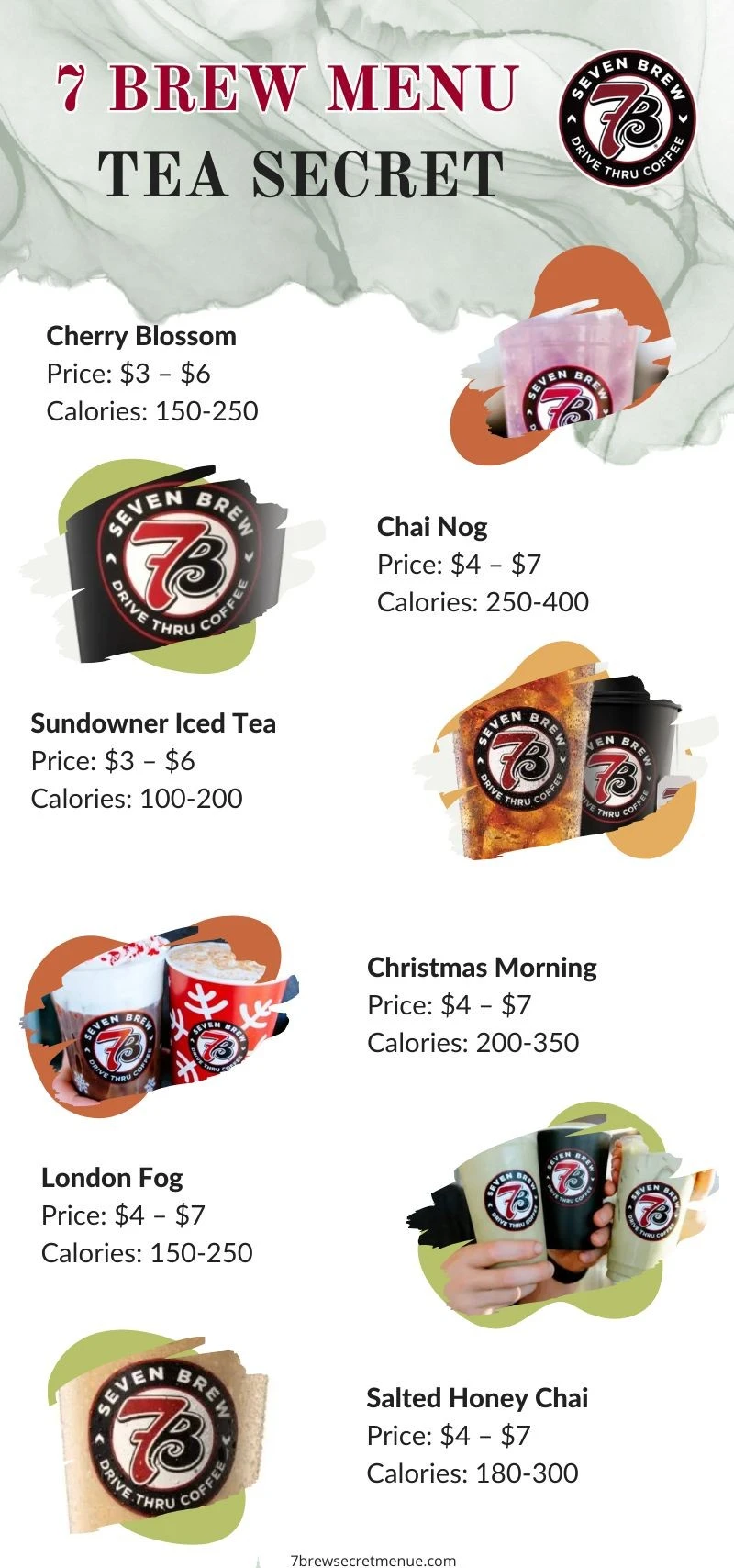 7 Brew Tea Secret Menu